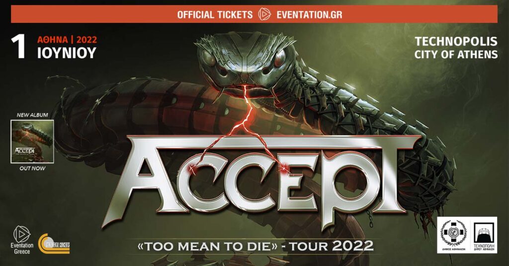 ACCEPT live in Athens 2022!