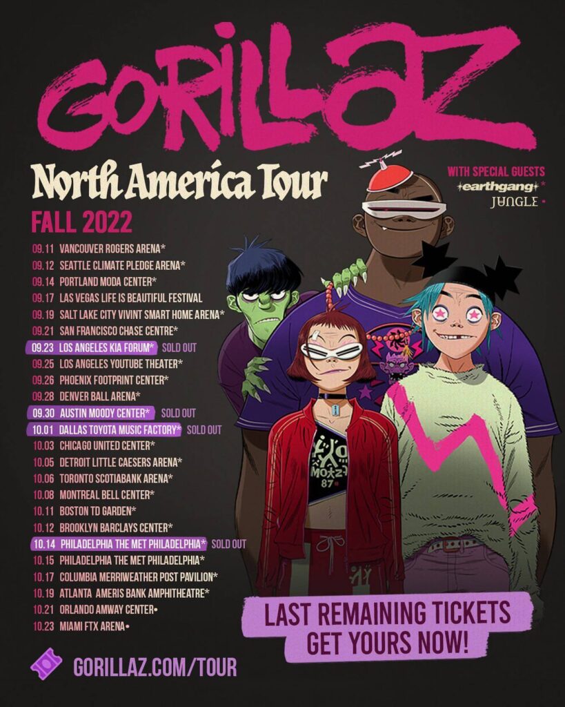 Gorillaz tour