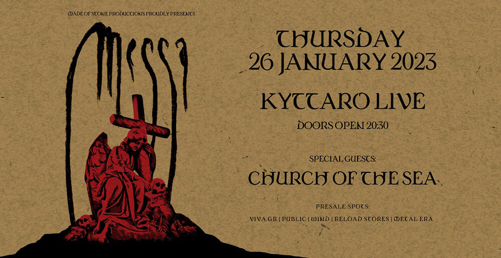 MESSA [IT] w/ Church of the sea [GR]• 26.01.2023 • Kyttaro Live (Athens)