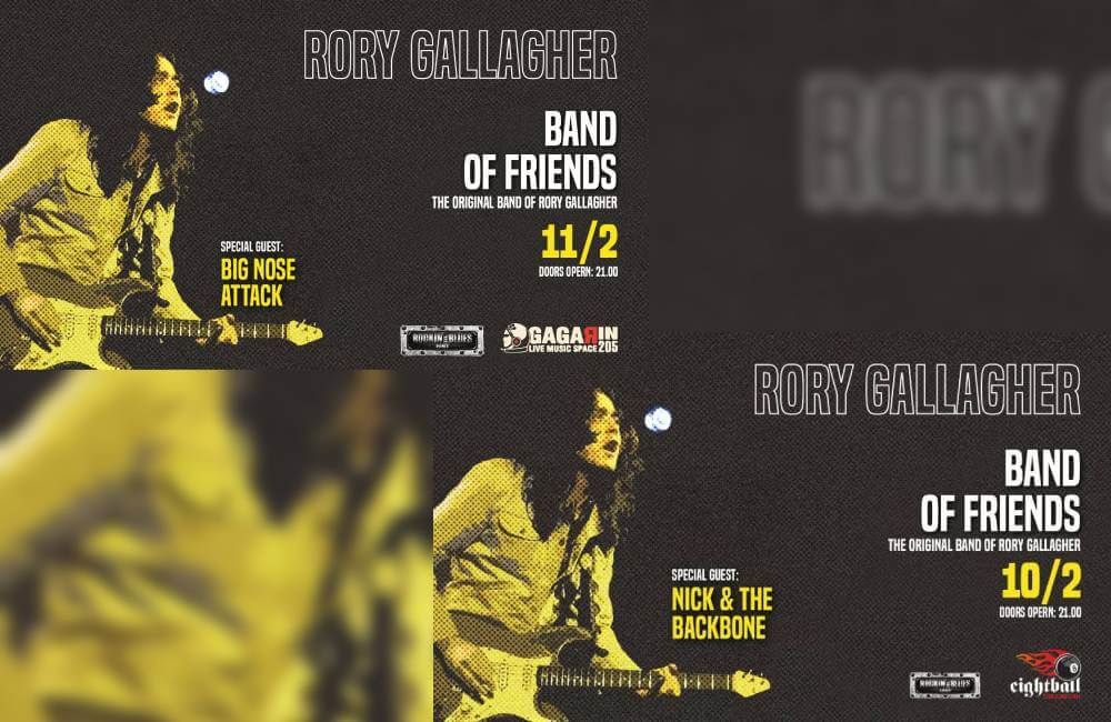75 χρόνια Rory Gallagher-Band of Friends live in Greece!