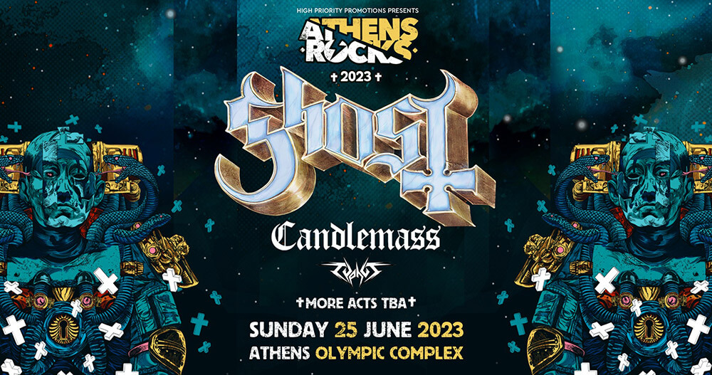 AthensRocks 2023 Festival - Ghost, Candlemass, Typhus