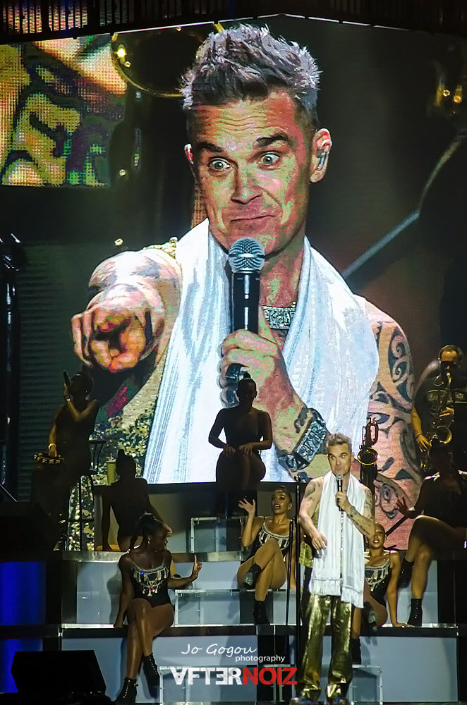 Robbie Williams at Rockwave festival 2023. afternoiz.gr