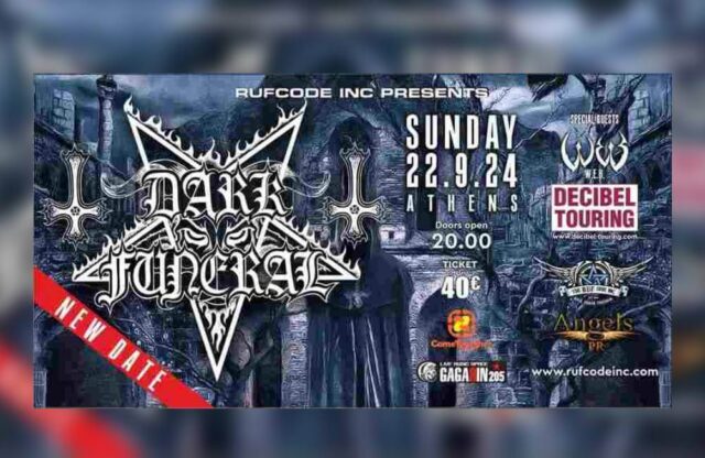 Dark Funeral: Νέα ημερομηνία και καλά νέα από τον Heljarmadr