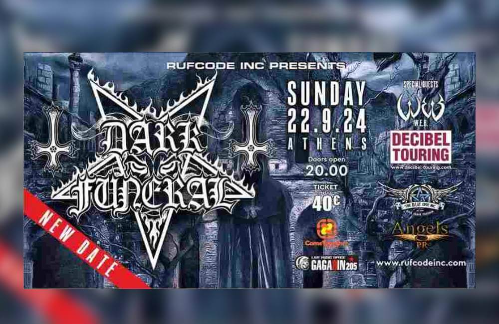 Dark Funeral: Νέα ημερομηνία και καλά νέα από τον Heljarmadr