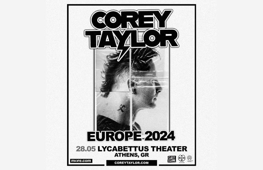 Ο Corey Taylor επιστρέφει στην Ελλάδα! Για μια βραδιά στον Λυκαβηττό