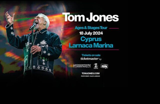 Tom Jones: Ταξιδεύει για Κύπρο με το Ages & Stages Tour 2024!