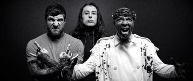 Ronnie Radke With Alex Terrible & Tech N9ne, photo by Jeremy Pavia