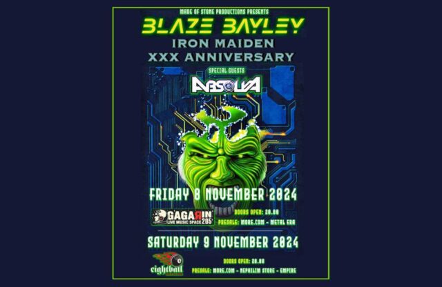 Blaze Bayley "30 Years Iron Maiden Anniversary" live in Greece!