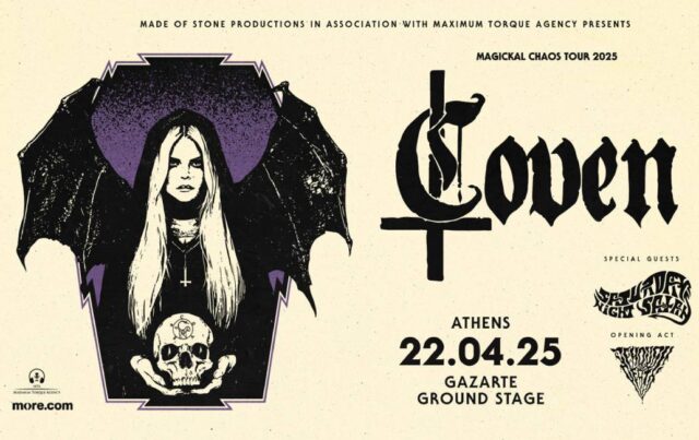 Coven, Saturday Night Satan, Jehovah On Death @ Gazarte Ground Stage