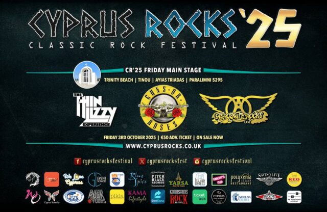 Cyprus Rocks ‘25 Classic Rock Festival -October 1-8, 2025 2