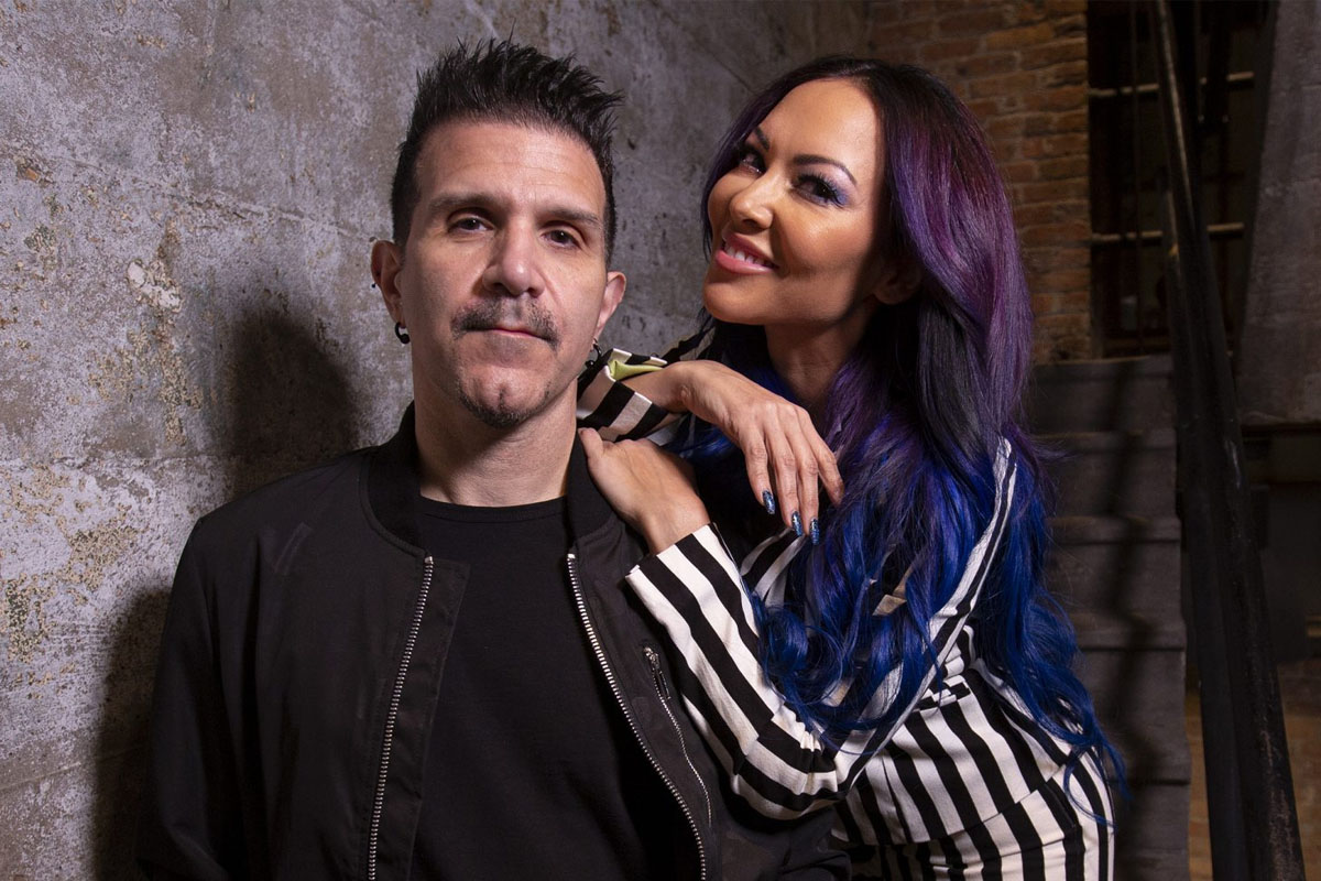 O Charlie Benante και η Carla Harvey