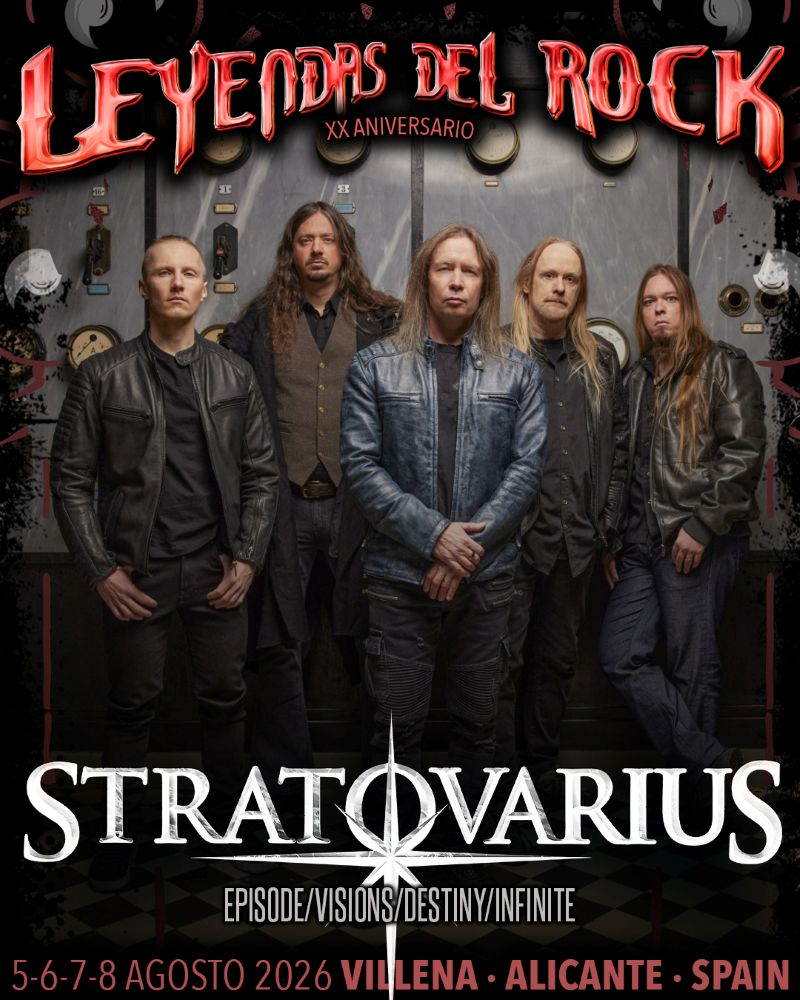Stratovarius Poster for Leyendas del Rock 2026