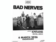 Bad Nerves: Στο Jameson Connects music sessions, 6/3/2026 Bad Nerves live Jameson Connects