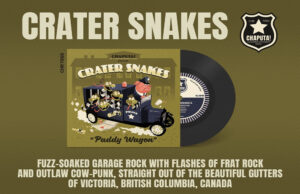 Crater Snakes: ετοιμαστείτε για βόλτα με το Paddy Wagon 20/3 Crater-Snakes-Bandcamp