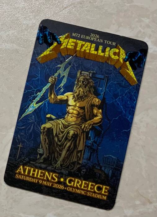 metallica collection card