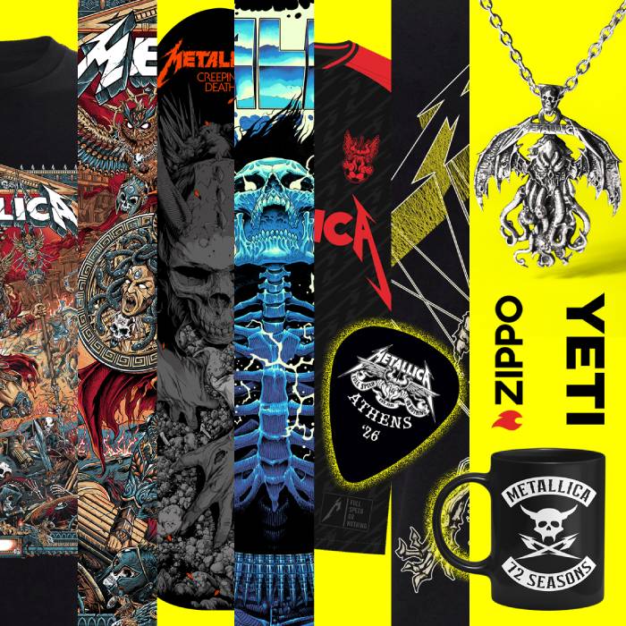 metallica merch shop